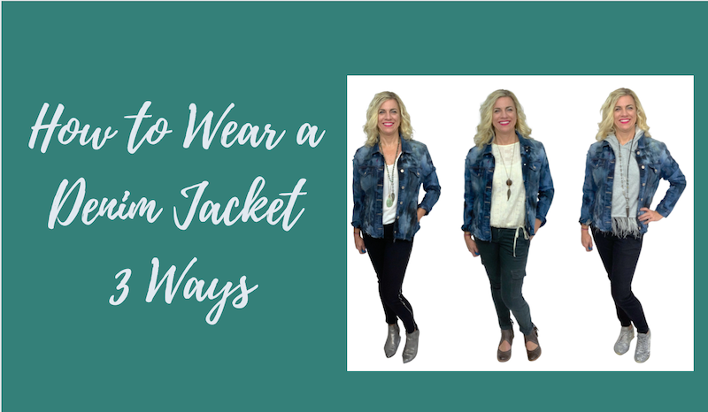 how to wear a denim jacket 3 ways 