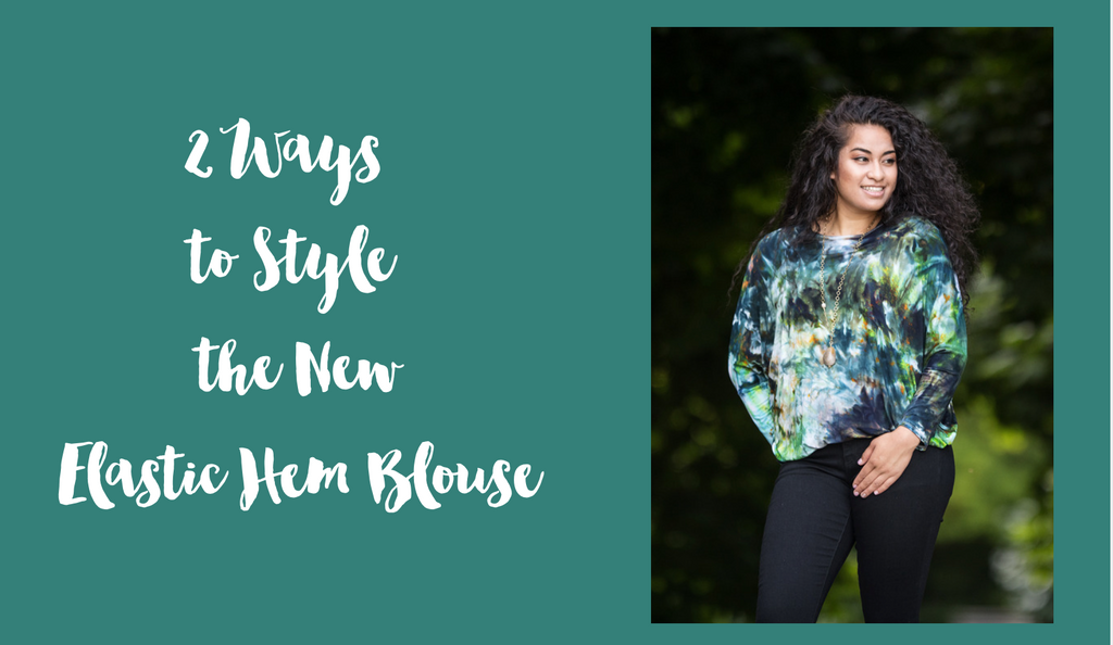 how to wear our elastic hem blouse
