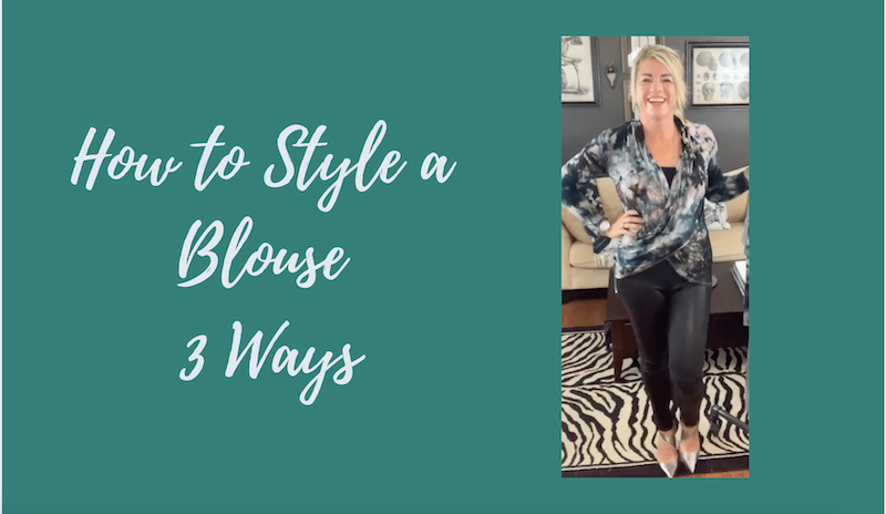 how to style a blouse 3 ways 